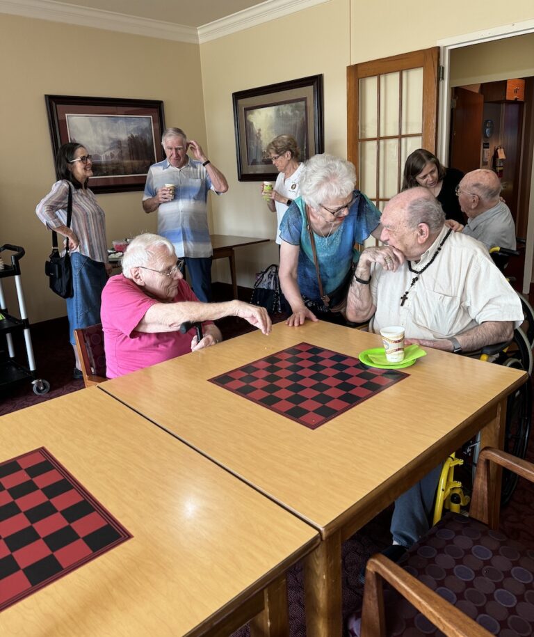 Visit to Padua Place with retired Priest
